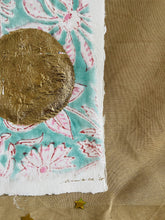 Load image into Gallery viewer, Vintage Moon on Cotton paper (with or without frame) - Turquoise/Pink